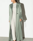 Suit Abaya in Polished Green RTW