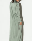 Suit Abaya in Polished Green RTW