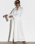 Pure White Kimono Abaya RTW