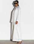 Pure White Kimono Abaya RTW