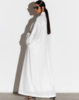 Pure White Kimono Abaya RTW