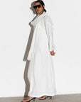 Pure White Kimono Abaya RTW