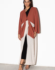 Cool Cut Brick and Tan Abaya RTW