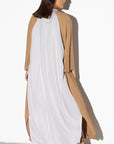 Loose Abaya in Tan_Gray RTW