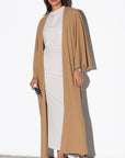 Loose Abaya in Tan_Gray RTW