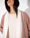 Beige Utility Abaya with Ivory Detailing RTW