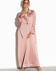 Suit Abaya in Polished Rusty Rose RTW