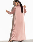 Suit Abaya in Polished Rusty Rose RTW