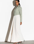 Diagonal Two Tone Mint green and Ivory RTW