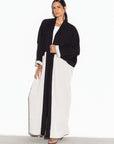 Black Shibori Loose Abaya RTW