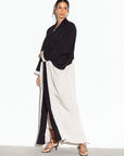 Black Shibori Loose Abaya RTW