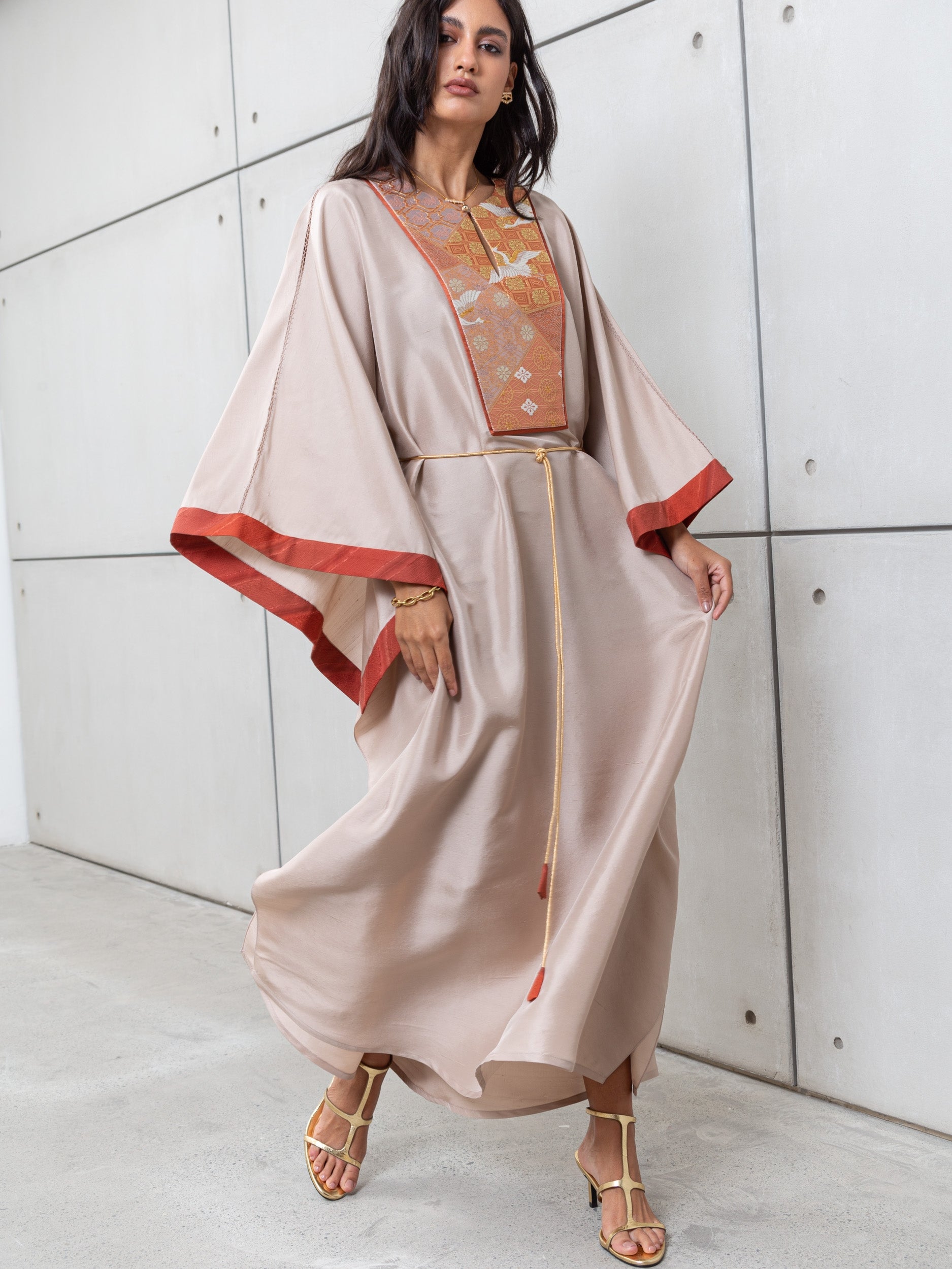 Luxury Silk Kaftan 03