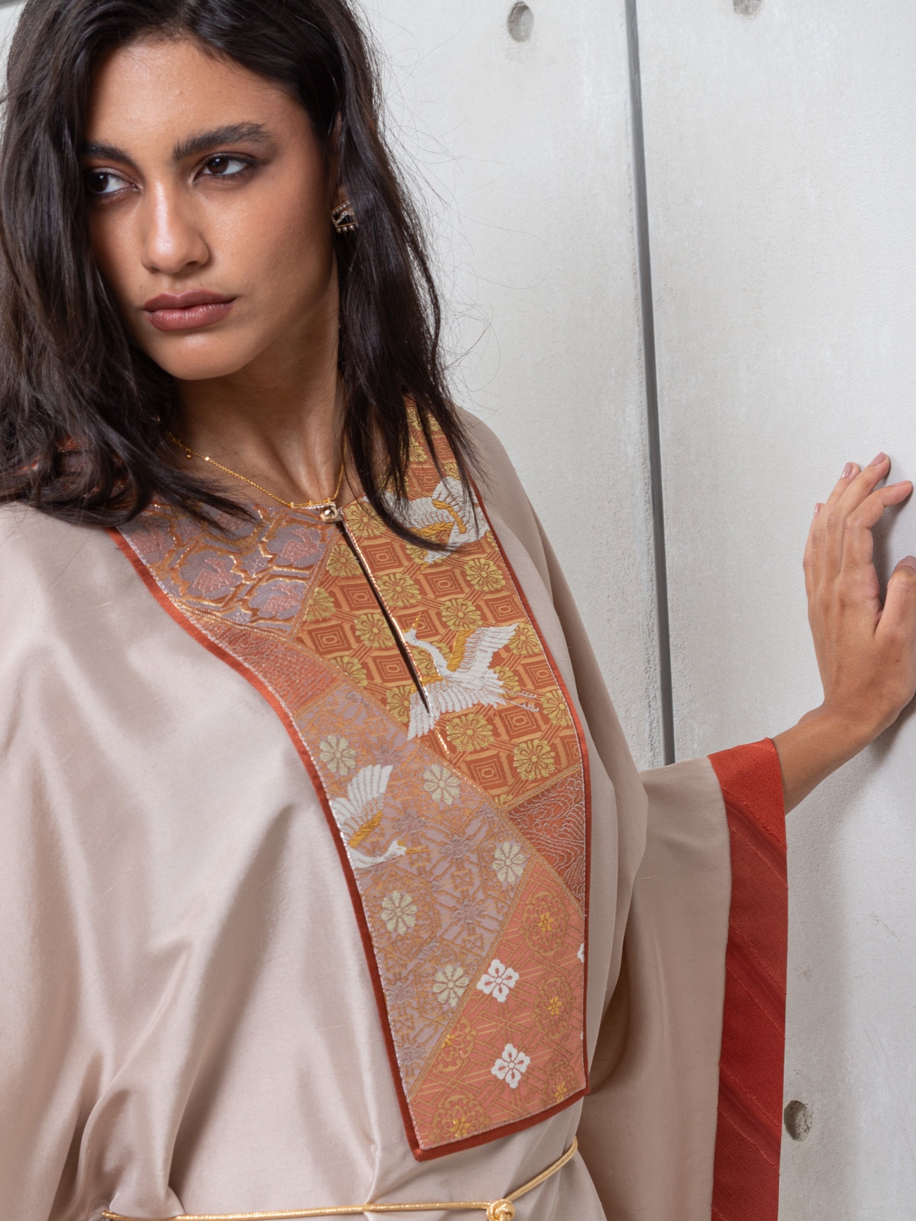 Luxury Silk Kaftan 03