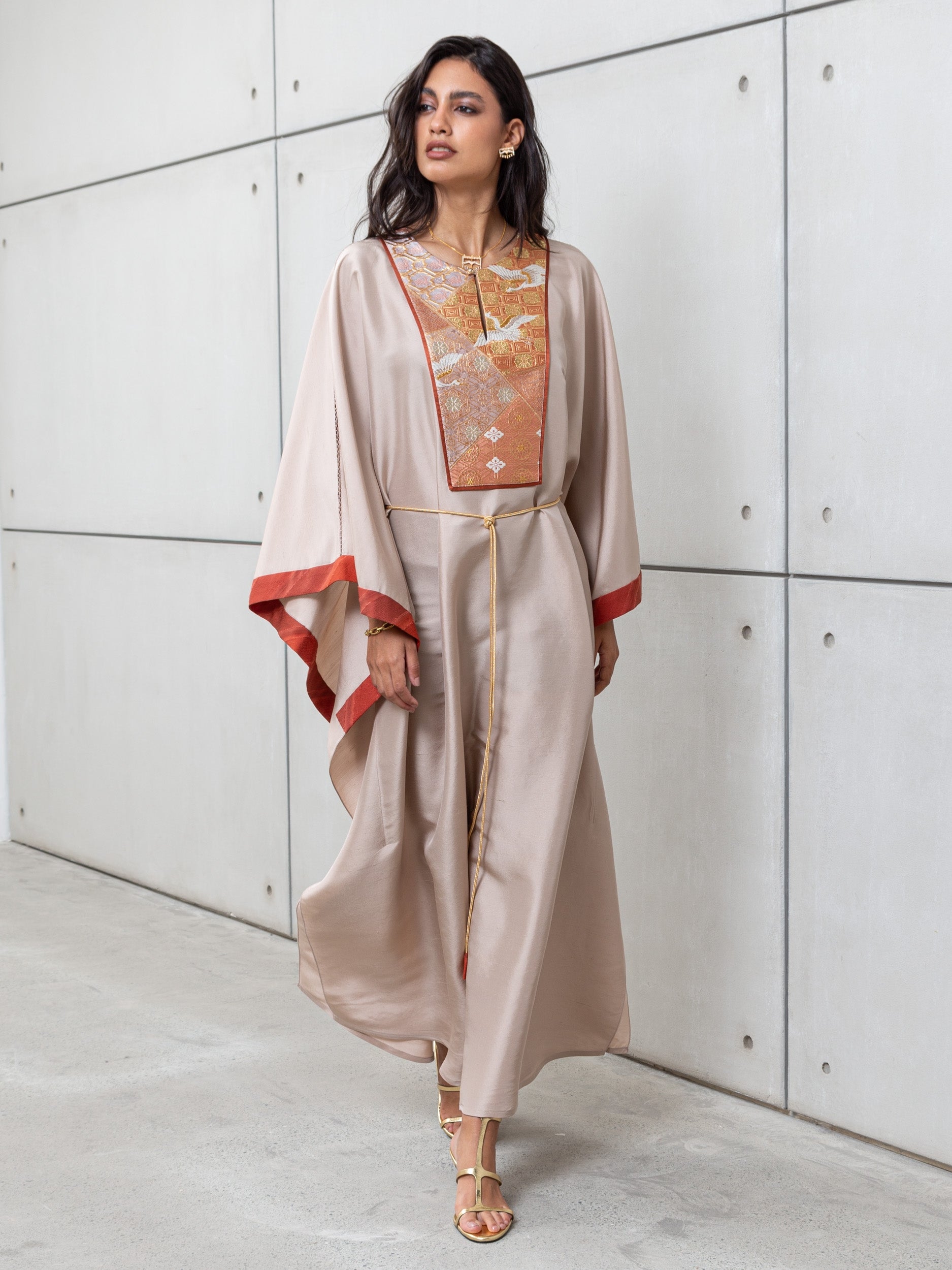 Luxury Silk Kaftan 03