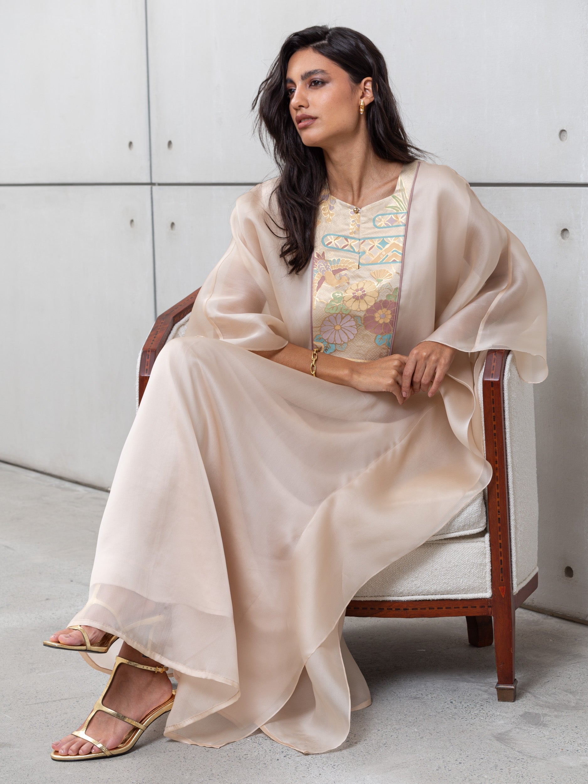 LUXURY ORGANZA KAFTAN 04