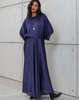 LOOSE STRIPE KAFTAN IN BLUE