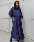 LOOSE STRIPE KAFTAN IN BLUE