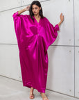 BUTTERFLY KAFTAN IN HOT PINK