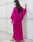 BUTTERFLY KAFTAN IN HOT PINK