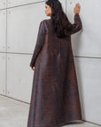 CHARCOAL ABAYA IN COPPER