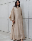 TEXTURED KAFTAN IN GOLD RTW