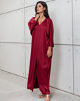 KAFTAN DRESS IN RED RTW