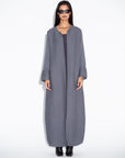 Gray Ripple Abaya