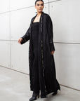 Jacquard Satin Abaya RTW