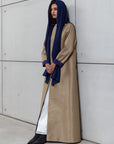 STRIPE ABAYA IN GOLD