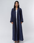 Structured Navy Blue Abaya