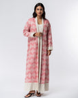 Pattern Abaya in Pink