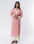 Pattern Abaya in Pink