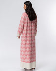 Pattern Abaya in Pink