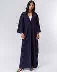 Loose Abaya in Navy Blue