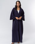 Loose Abaya in Navy Blue