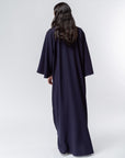 Loose Abaya in Navy Blue