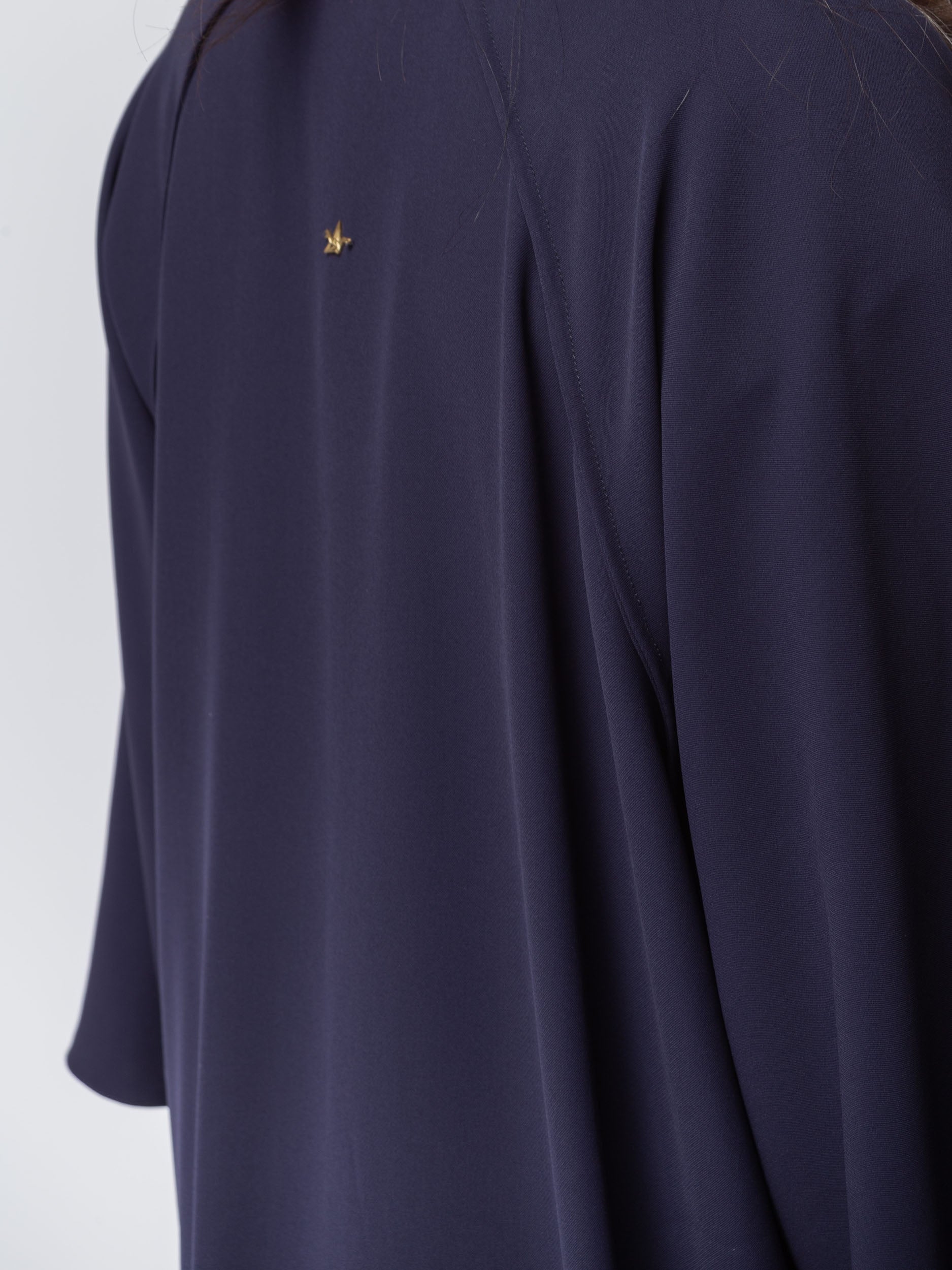 Loose Abaya in Navy Blue