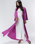 Loose Abaya in Fuchsia Pink