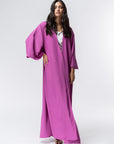 Loose Abaya in Fuchsia Pink