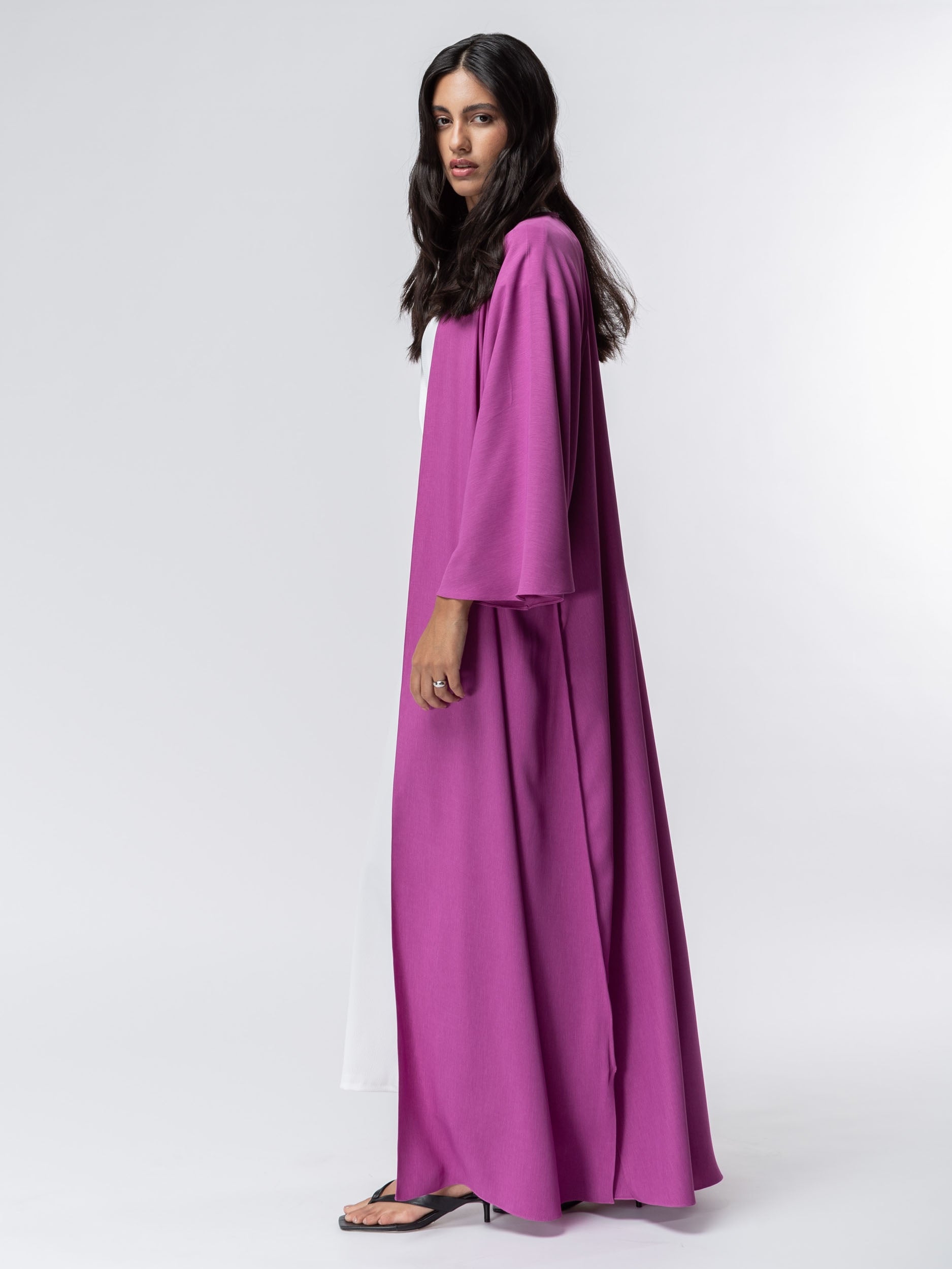 Loose Abaya in Fuchsia Pink