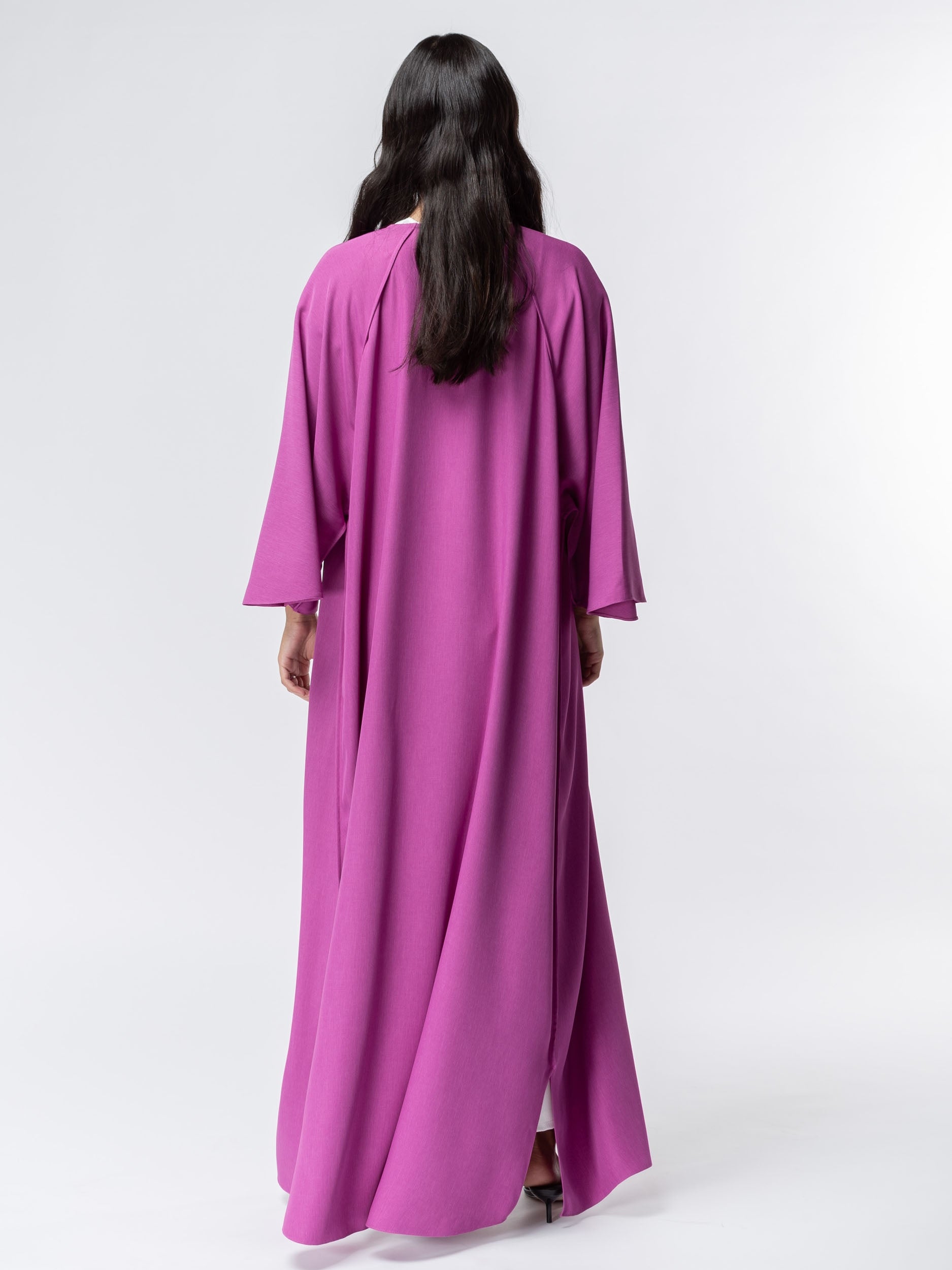 Loose Abaya in Fuchsia Pink