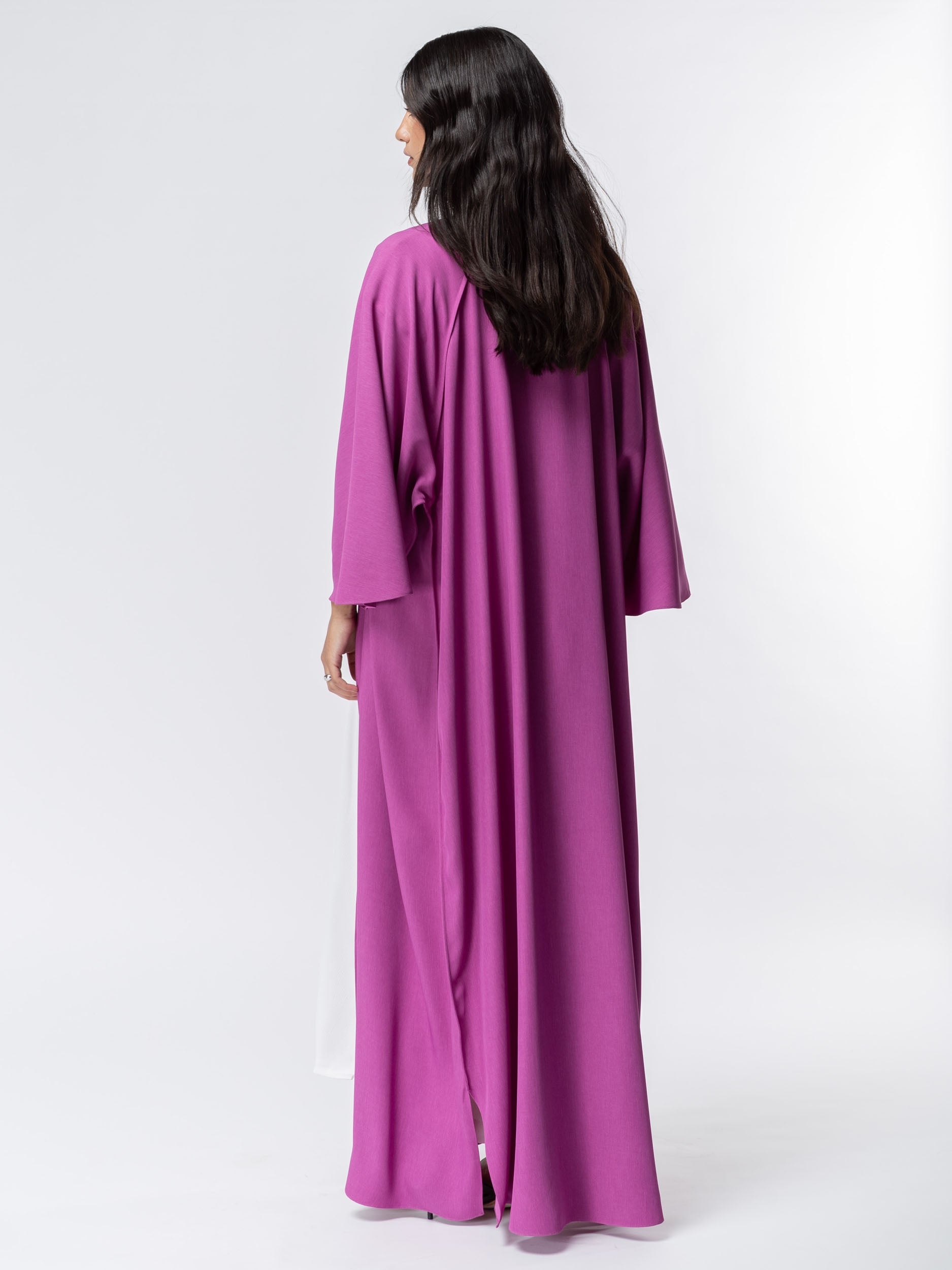 Loose Abaya in Fuchsia Pink