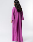 Loose Abaya in Fuchsia Pink