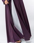 Polished Layer Abaya in Purple