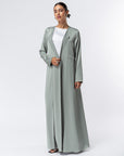 Polished Layer Abaya in Mint Green