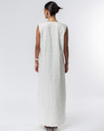 Dress in Off White Linen