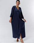 Kaftan Dress in Navy Blue