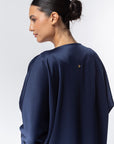 Kaftan Dress in Navy Blue