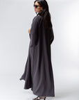 Loose Abaya in Charcoal Gray RTW