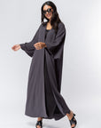 Loose Abaya in Charcoal Gray